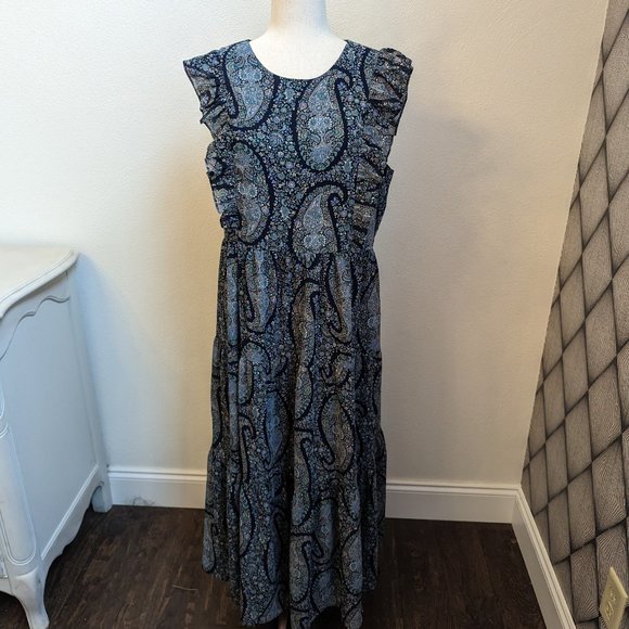 J.Crew Factory Tiered Ruffle Maxi Dress - Picture 5 of 10